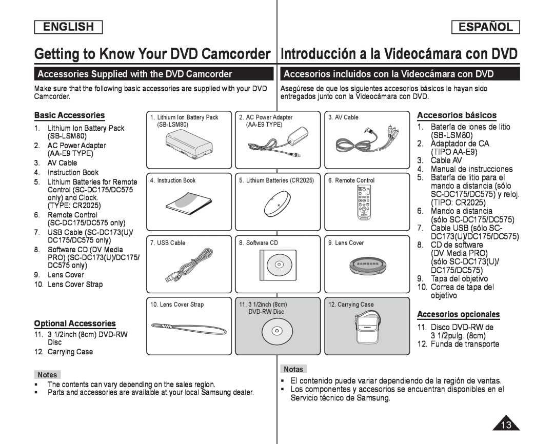 Manual de instrucciones Handheld SC-DC575