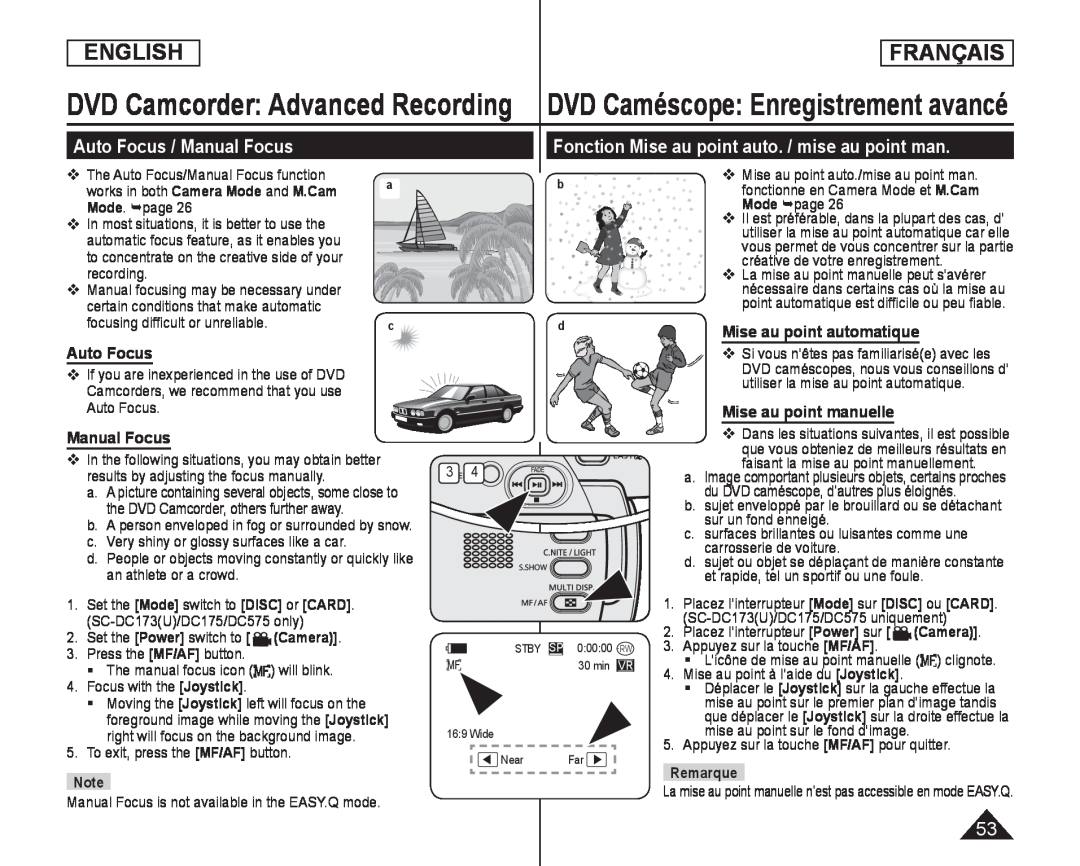 Auto Focus Manual Focus