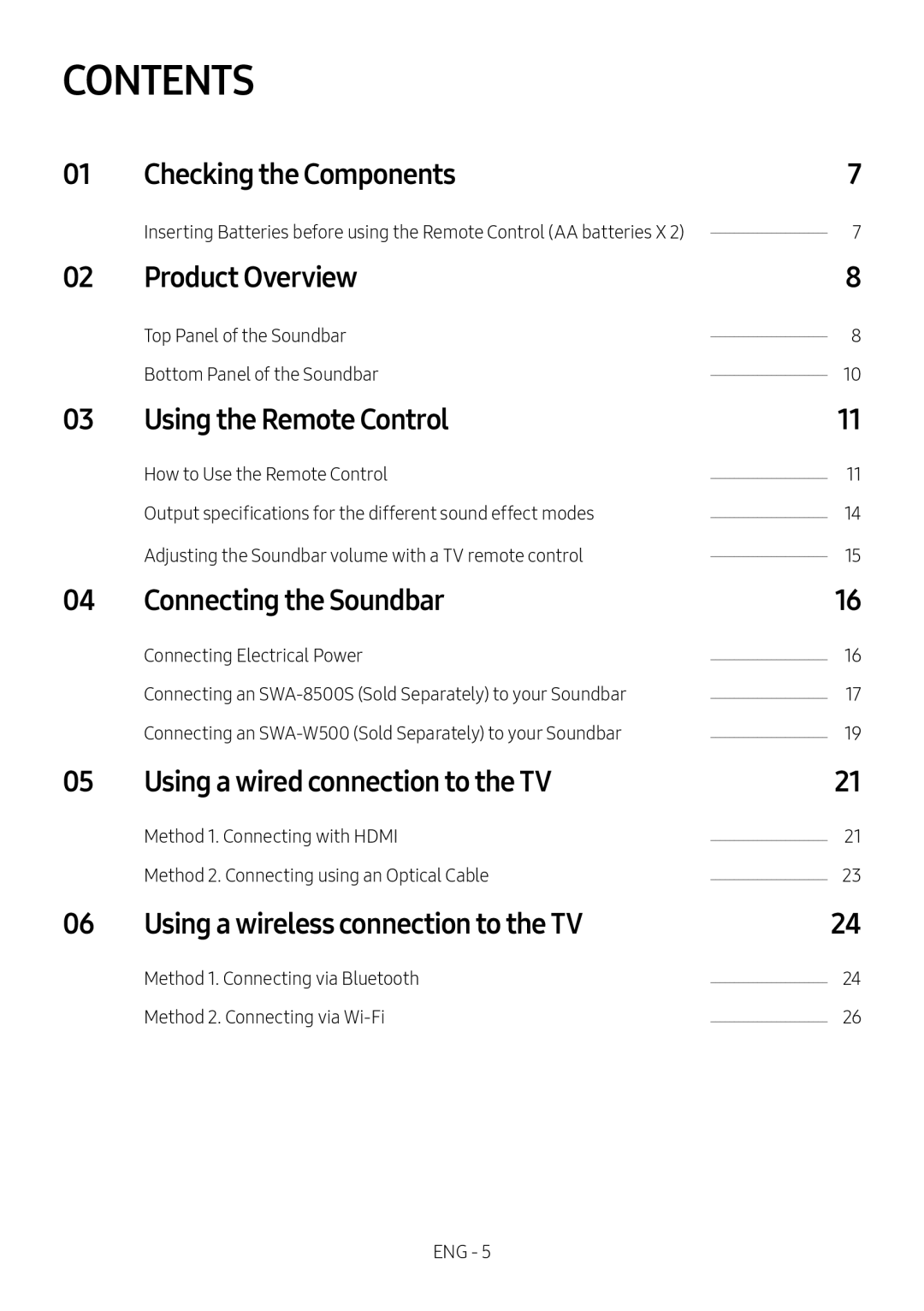 Using a wireless connection to the TV Lifestyle HW-S60T