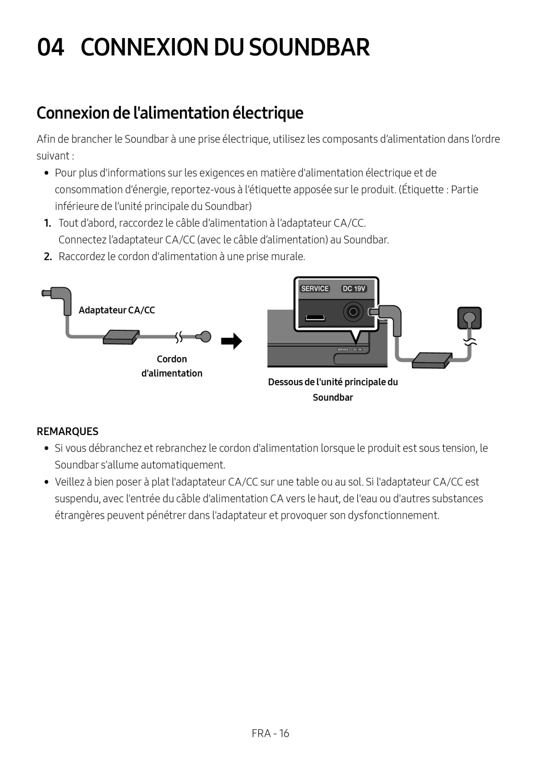 04 CONNEXION DU SOUNDBAR Lifestyle HW-S60T