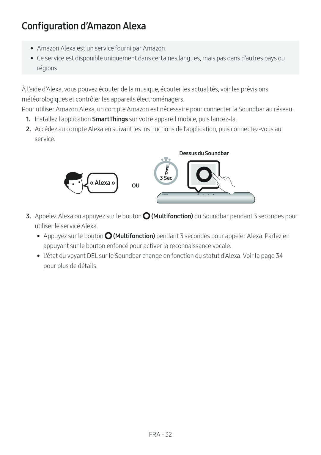 Configuration d’Amazon Alexa Lifestyle HW-S60T