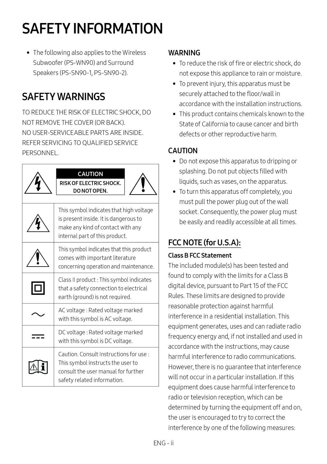 WARNING Dolby Atmos HW-N950