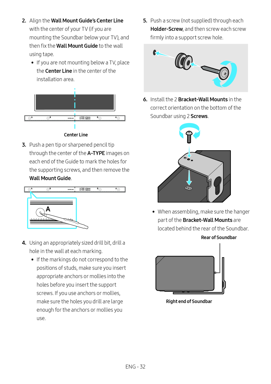 Holder-Screw Dolby Atmos HW-N950