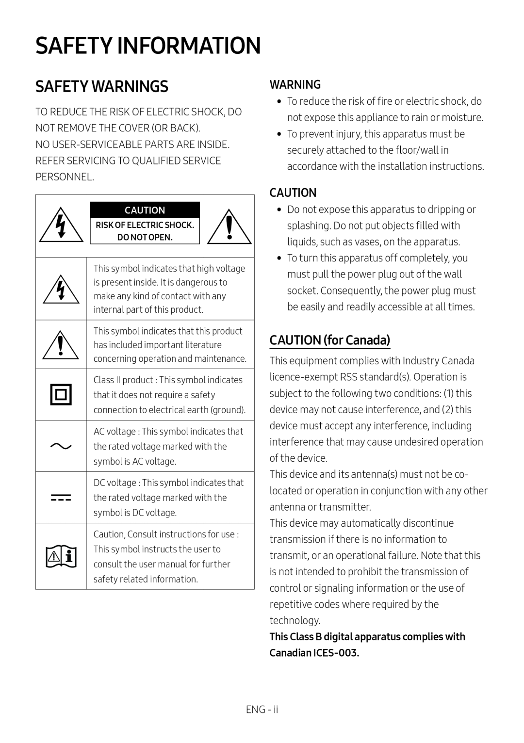 SAFETY WARNINGS Dolby Atmos HW-N950