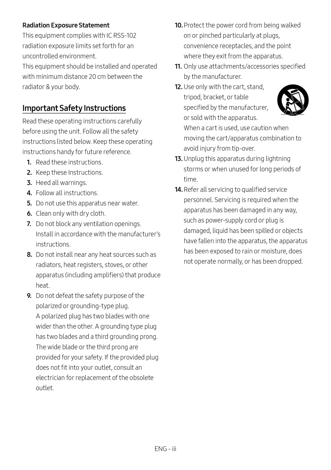 Important Safety Instructions Dolby Atmos HW-N950