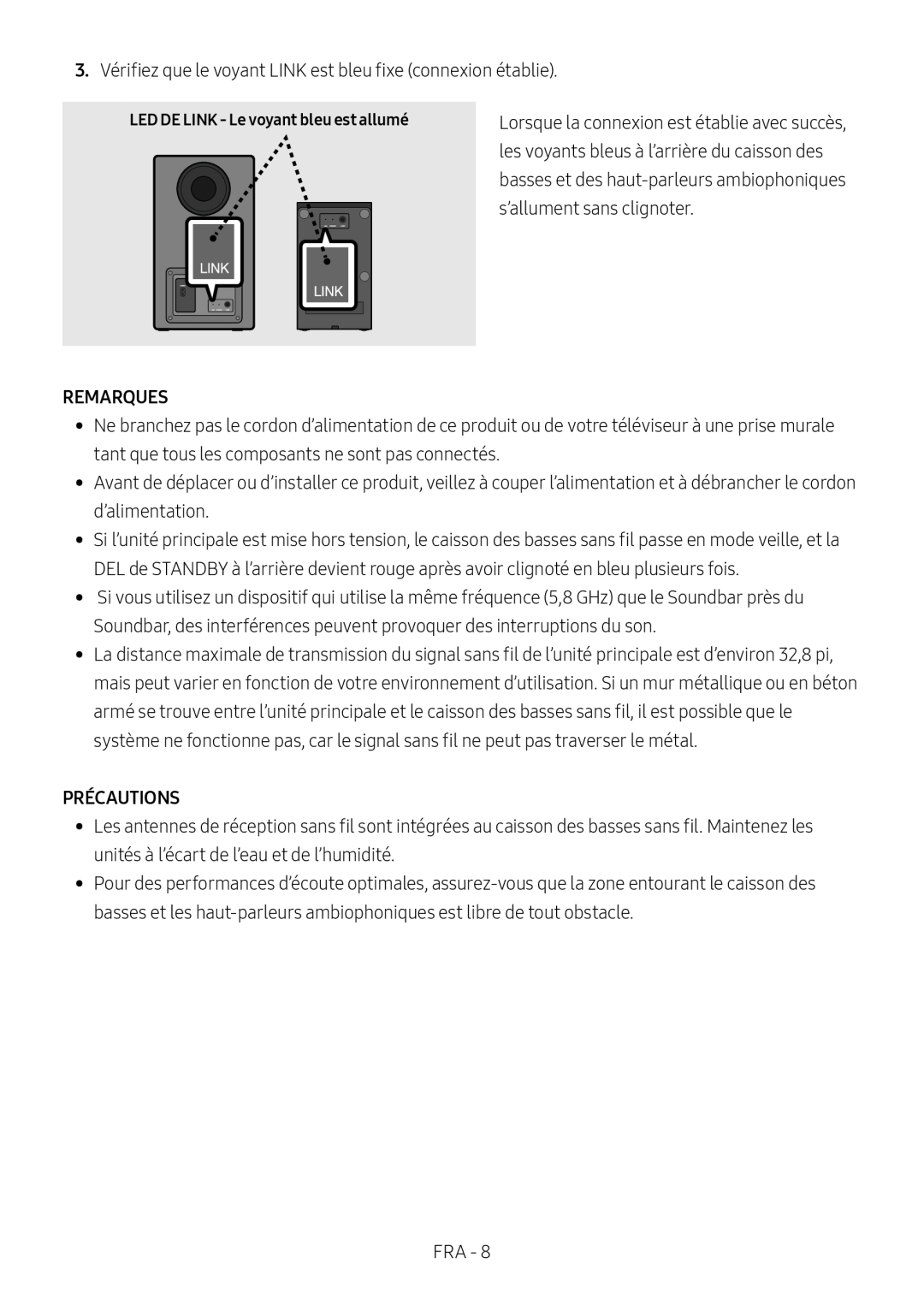 PRÉCAUTIONS Dolby Atmos HW-N950