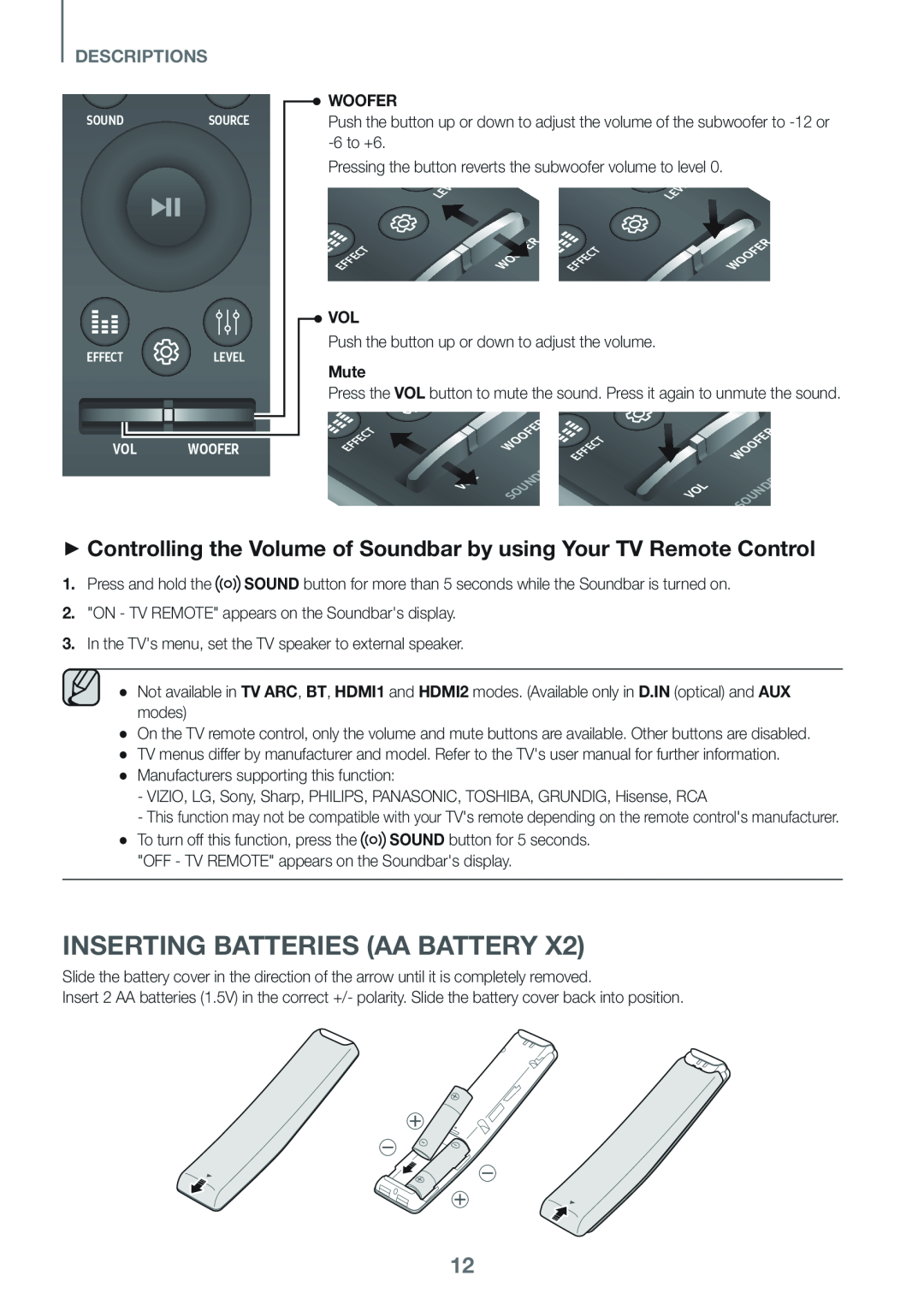 ++Controlling the Volume of Soundbar by using Your TV Remote Control Dolby Atmos HW-K850