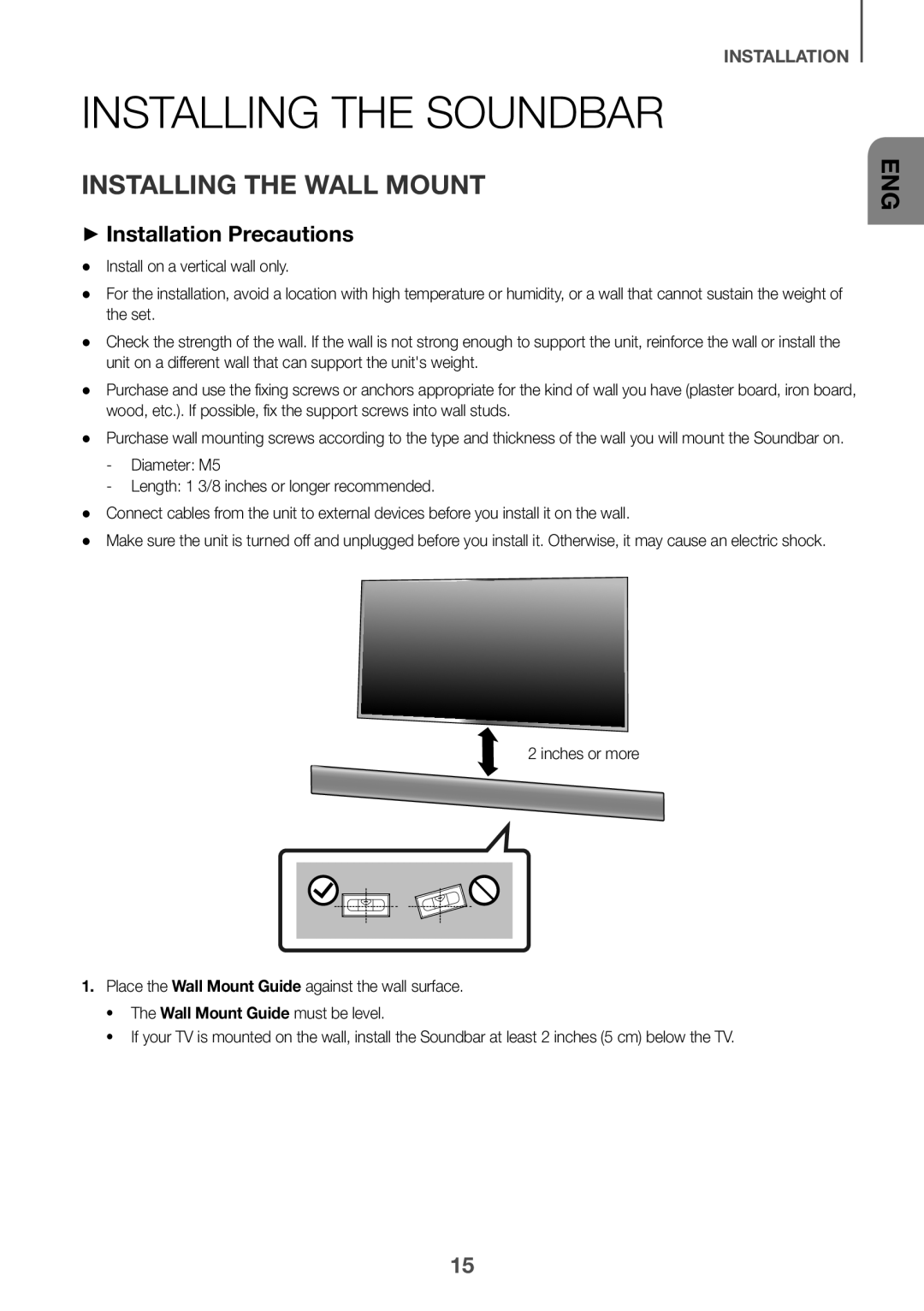 Installing the Soundbar Dolby Atmos HW-K850