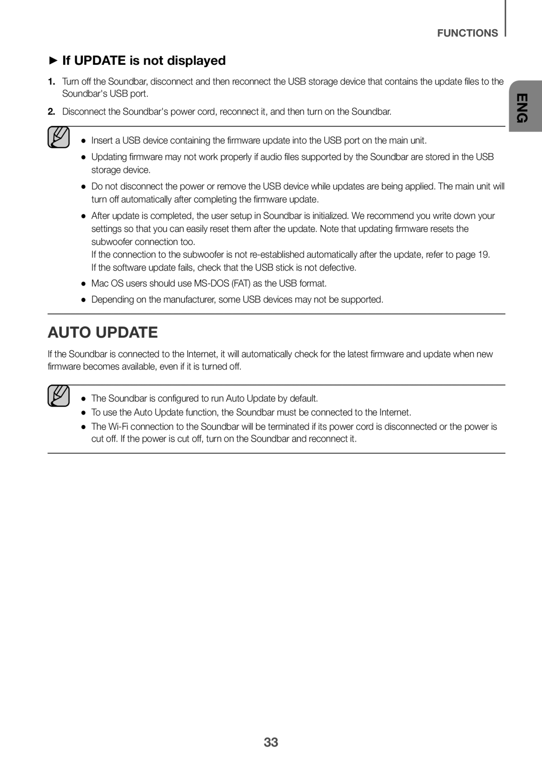 ++If UPDATE is not displayed Dolby Atmos HW-K850