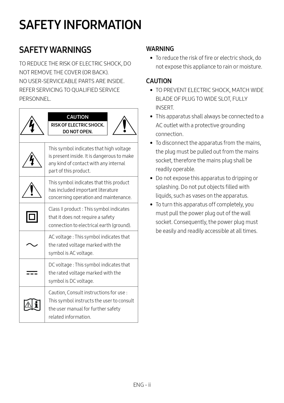 CAUTION Curved HW-MS6500