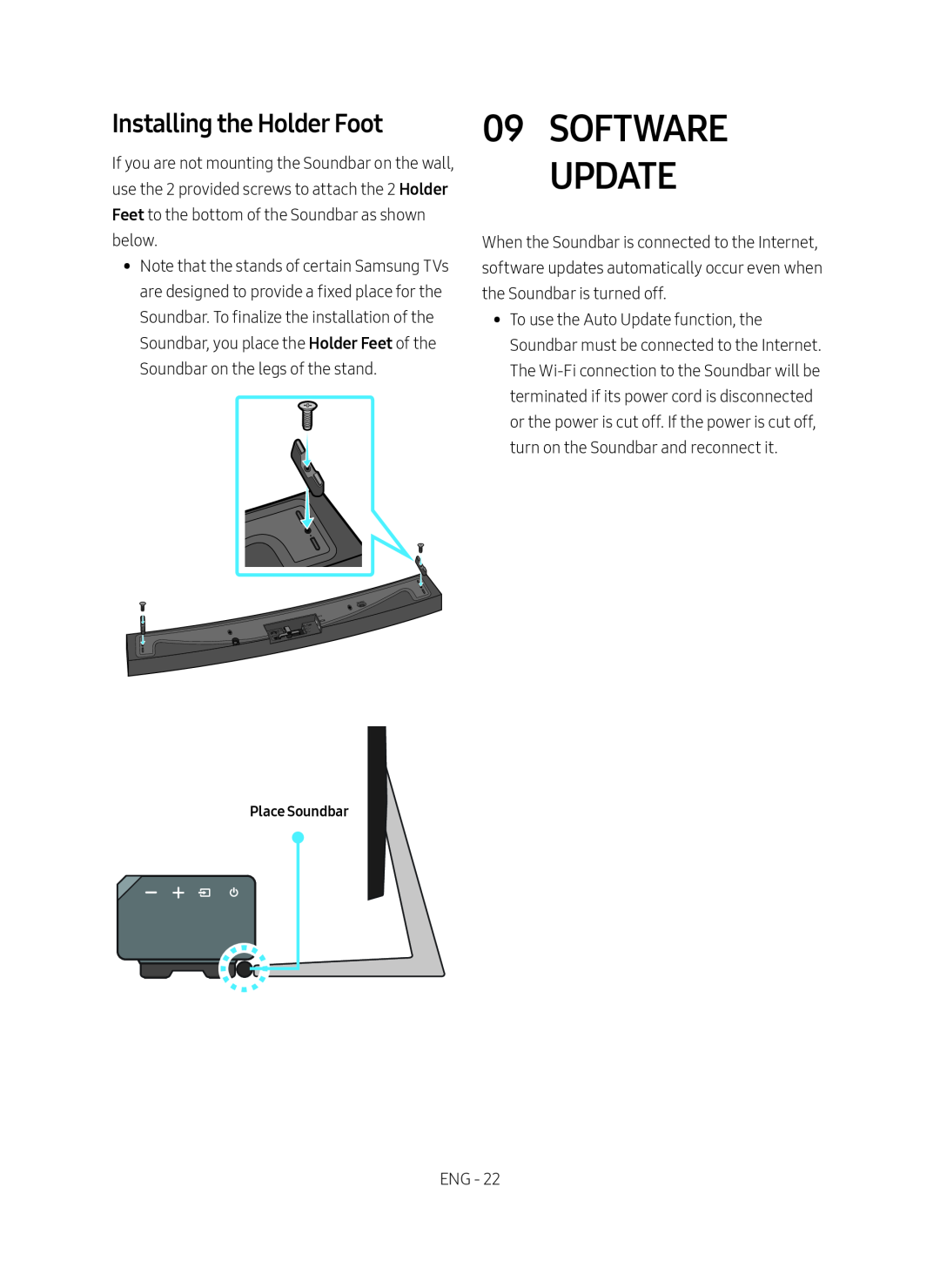 Installing the Holder Foot