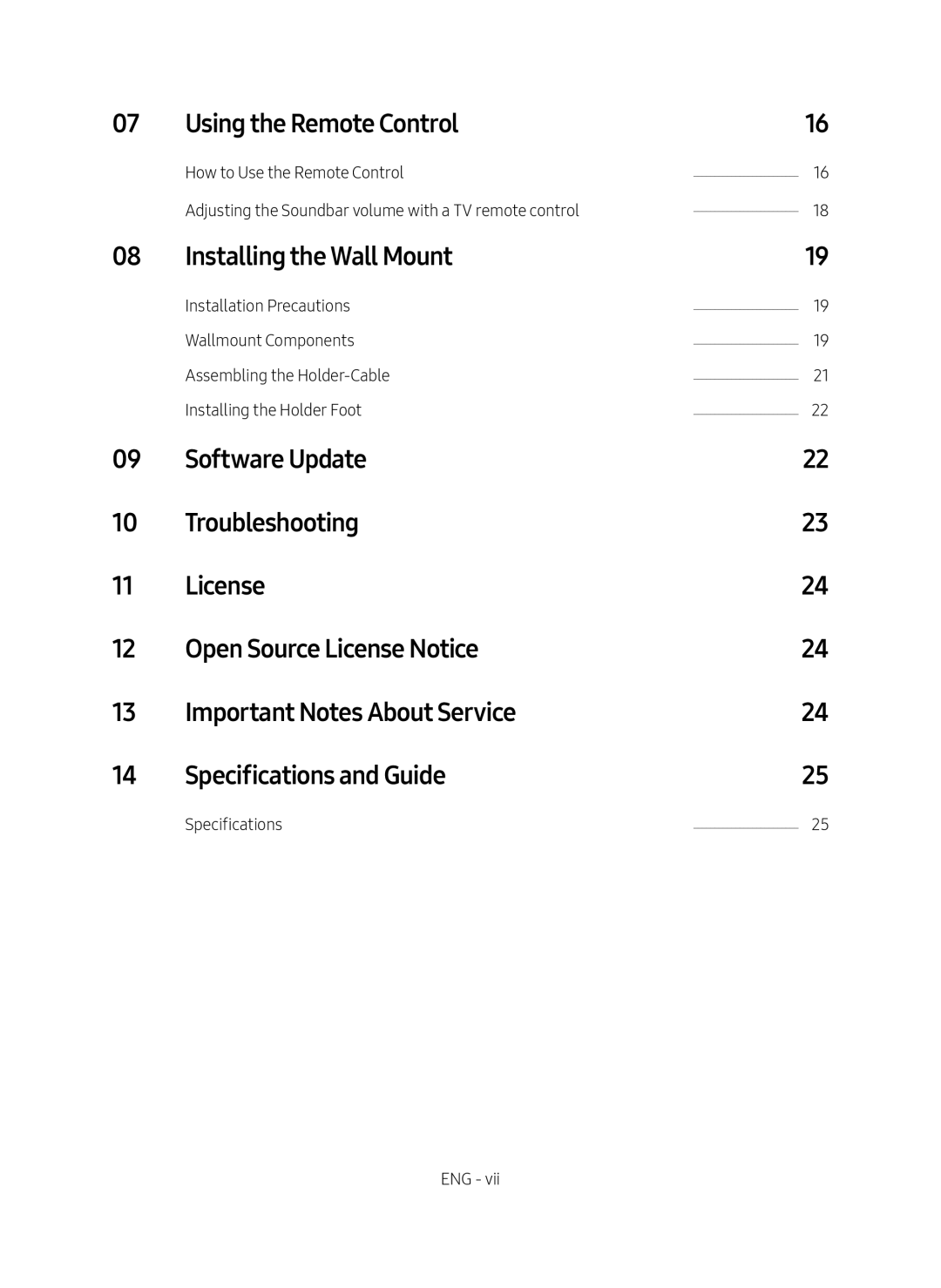 Specifications and Guide Curved HW-MS6500