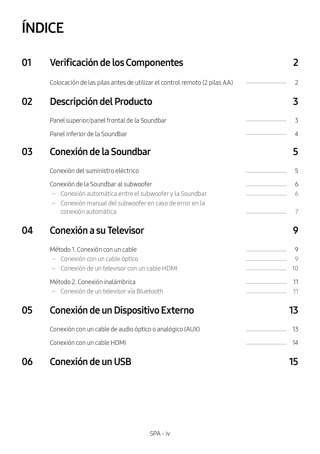 ÍNDICE Curved HW-M4500