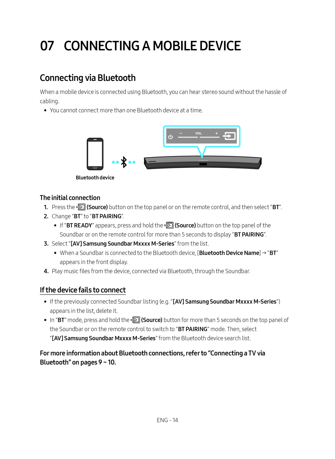 If the device fails to connect Curved HW-M4500