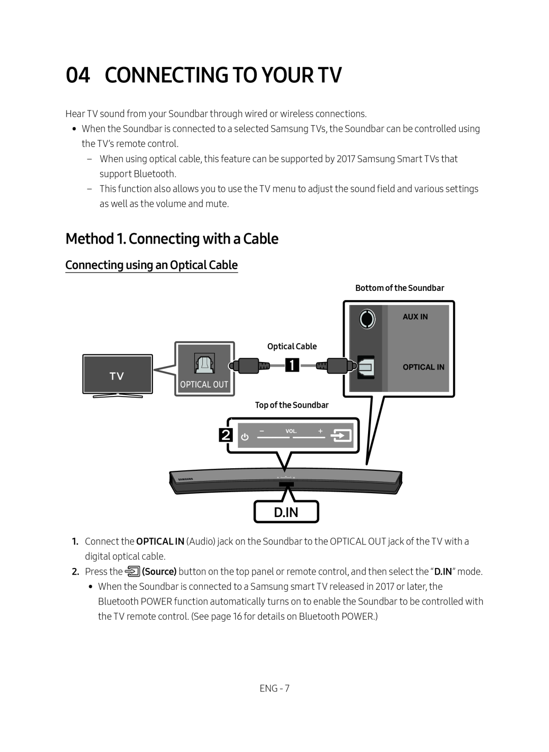 04 CONNECTING TO YOUR TV Curved HW-M4500