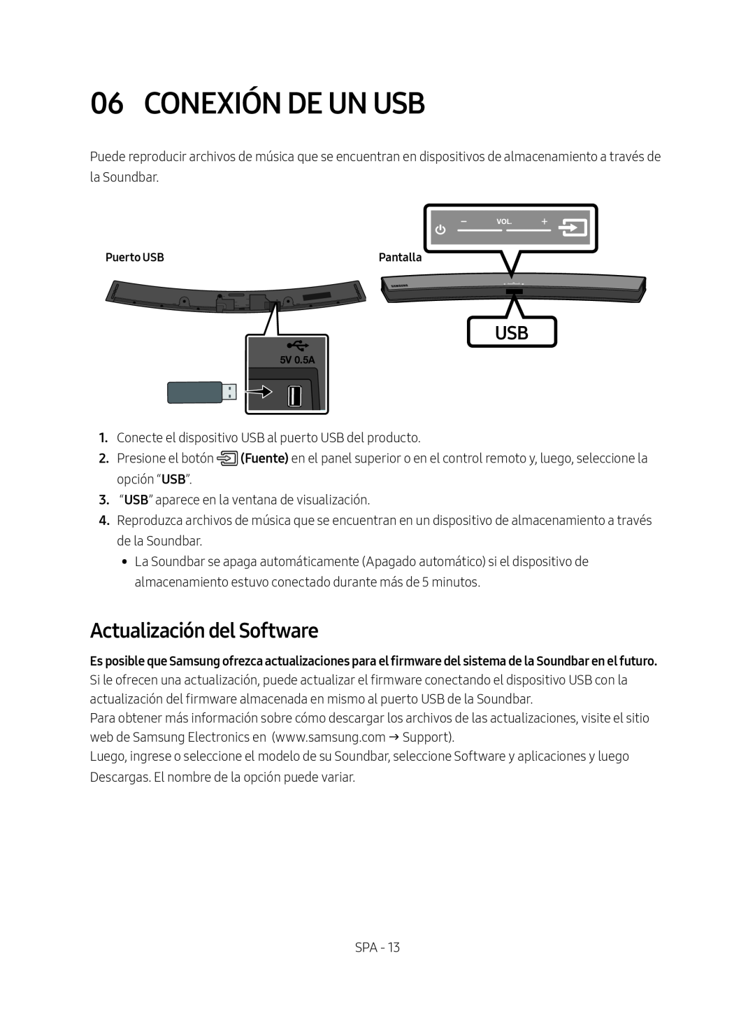 Actualización del Software Curved HW-M4500