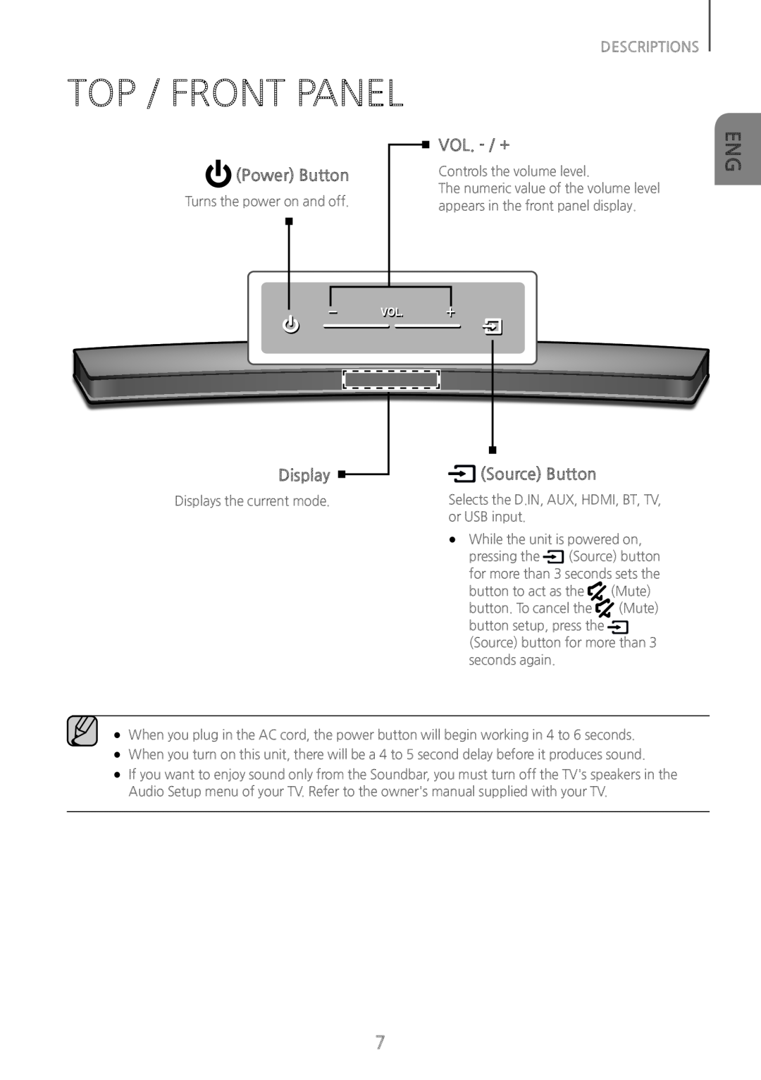 DESCRIPTIONS Curved HW-J6500