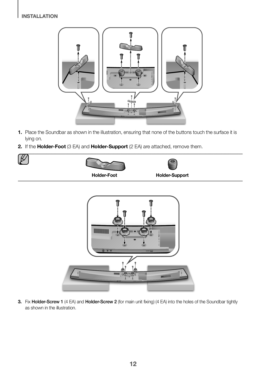 Holder-Foot Holder-Support