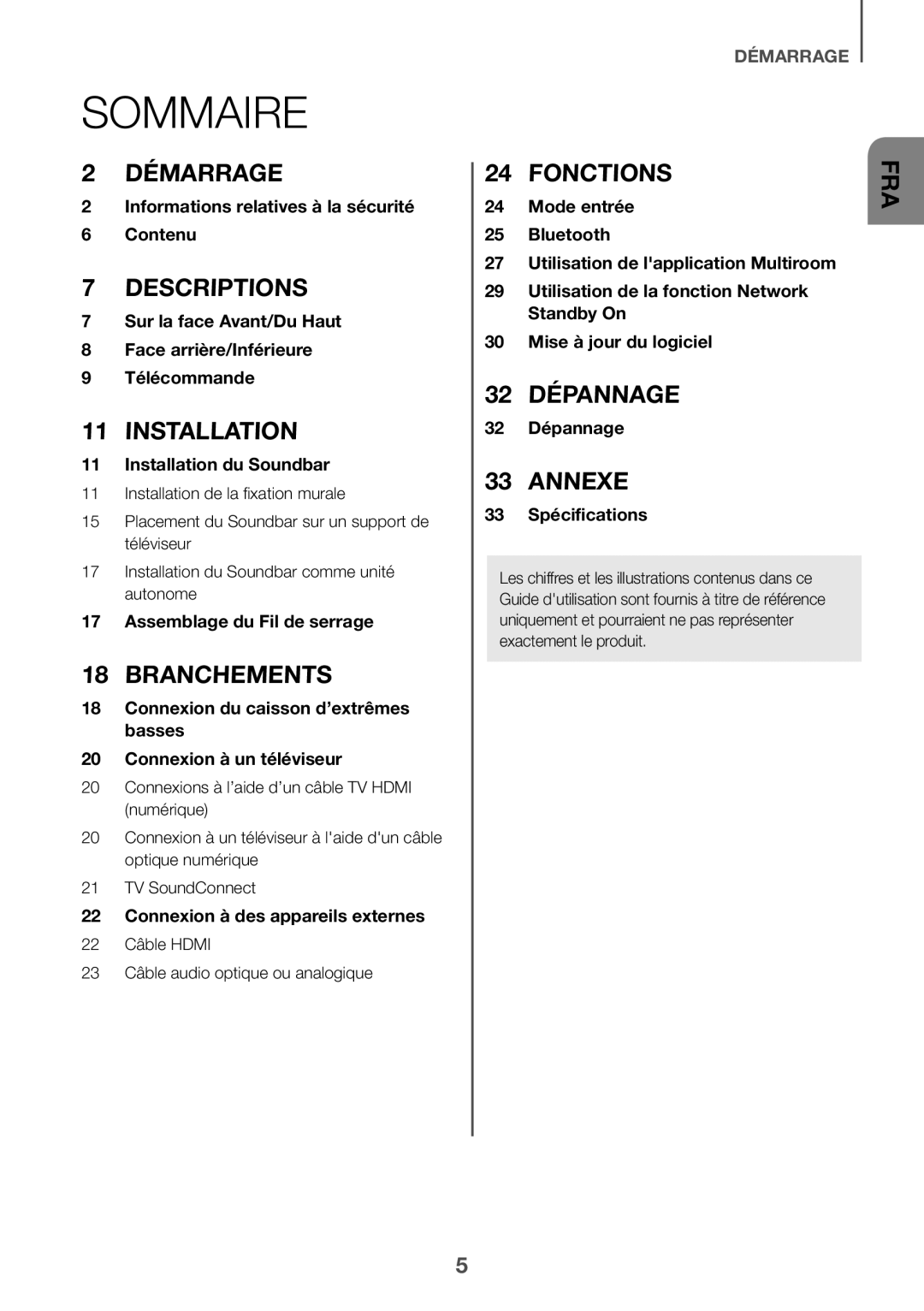 2Informations relatives à la sécurité 6Contenu