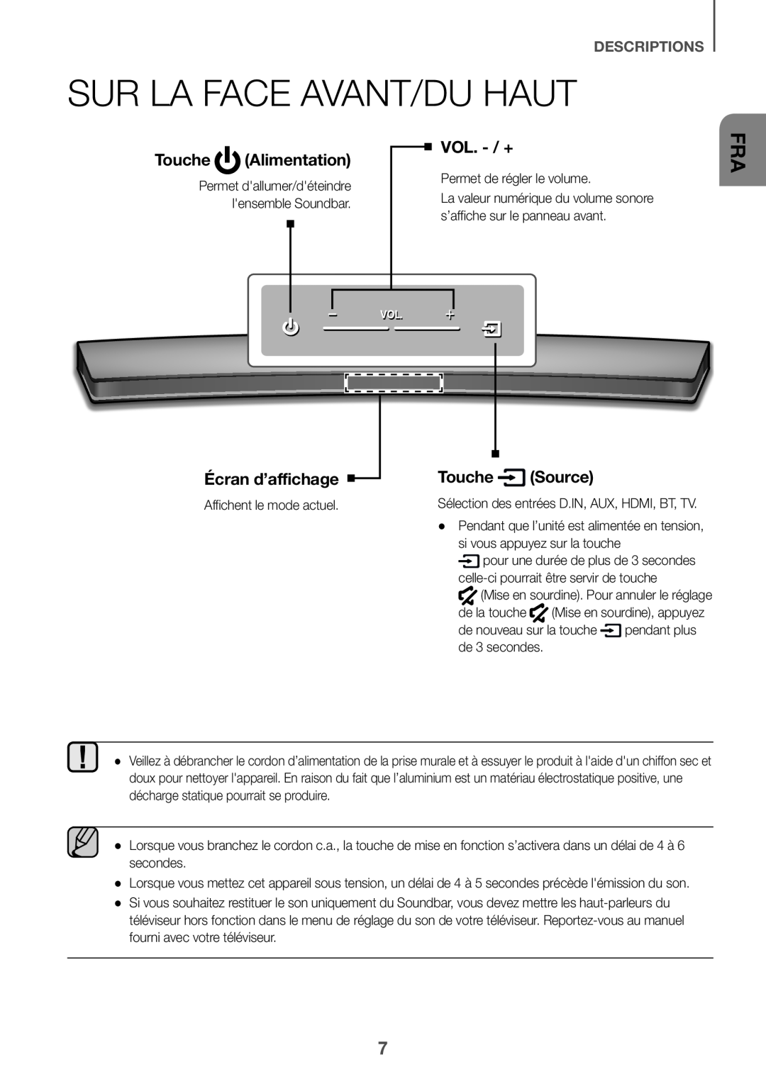 Écran d’affichage Curved HW-J7500R, HW-J7501R