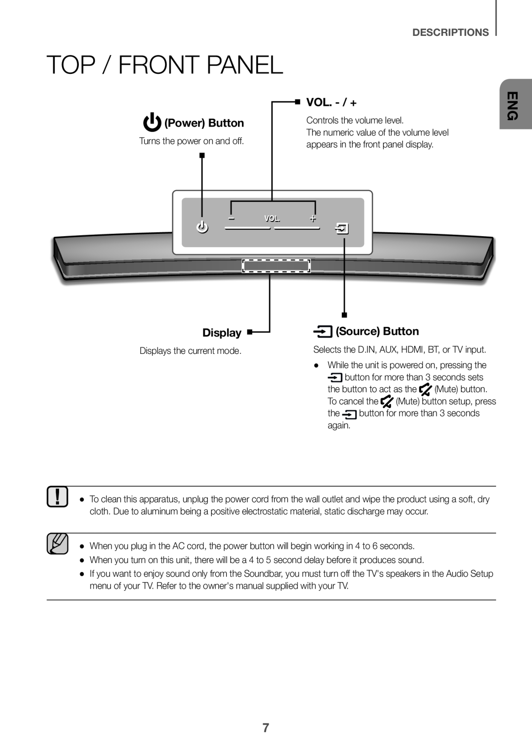 DESCRIPTIONS Curved HW-J7500R, HW-J7501R