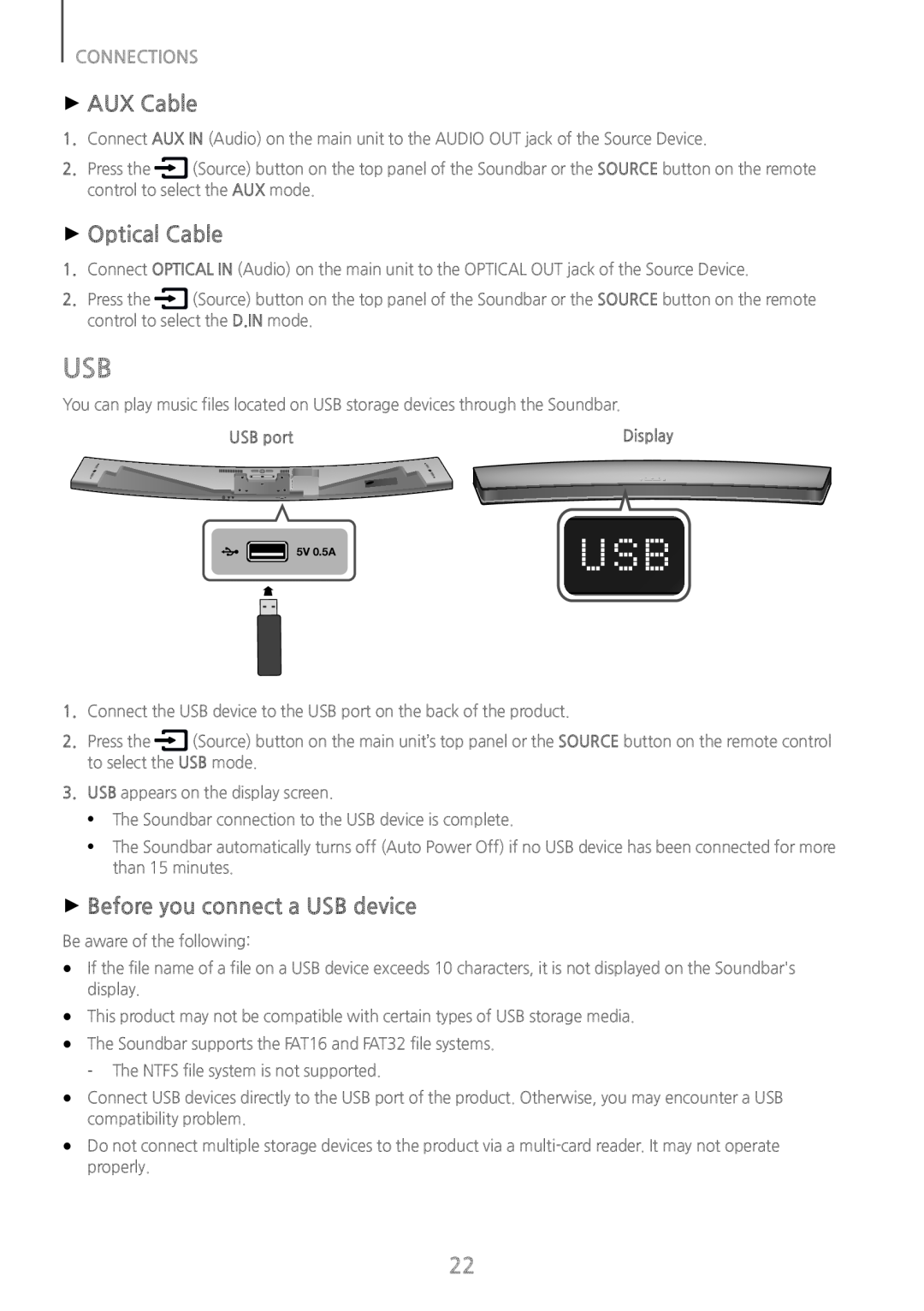 USB Curved HW-J8500