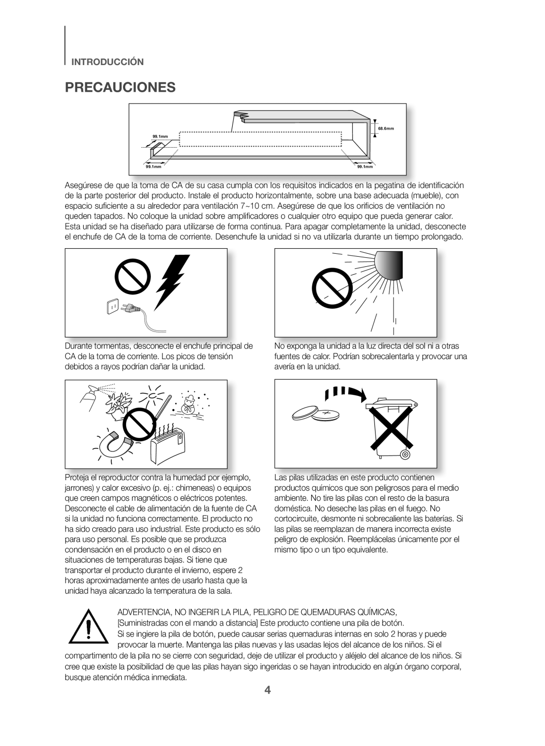 PRECAUCIONES