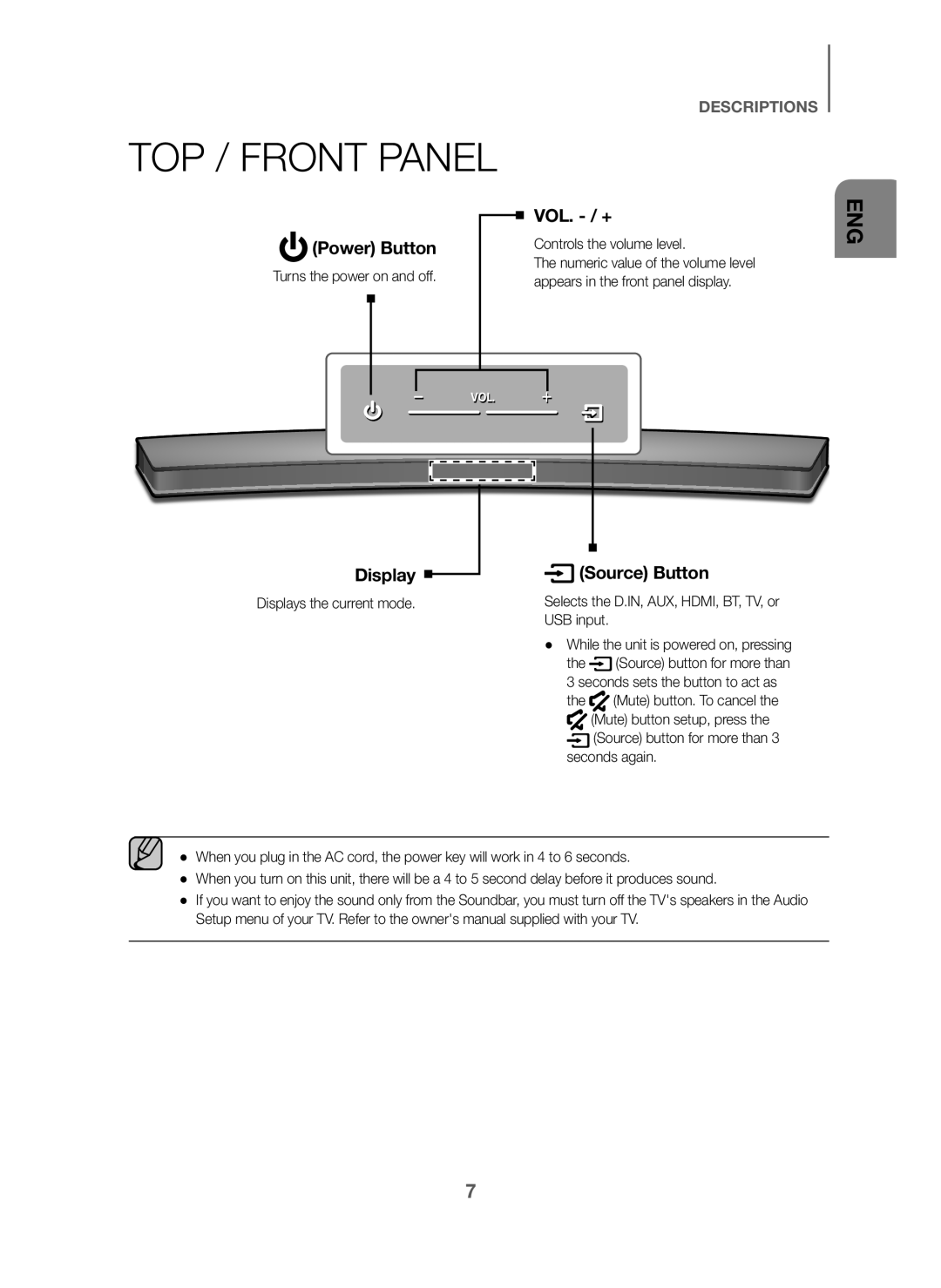 (Power) Button Curved HW-J6000