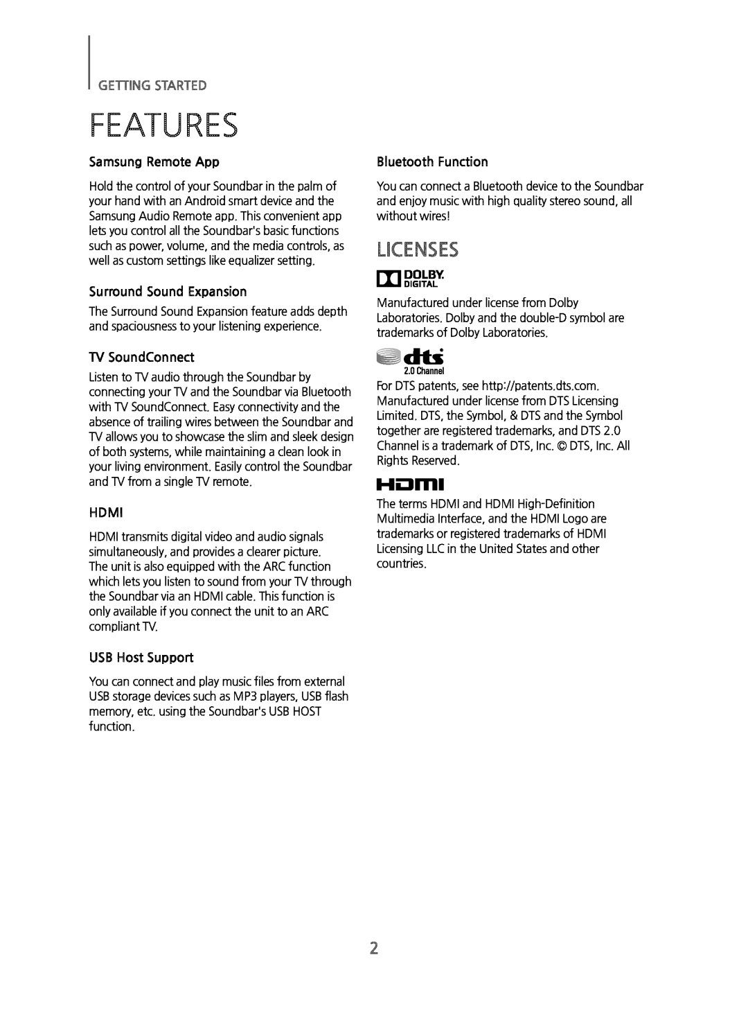 USB Host Support Curved HW-JM6000C