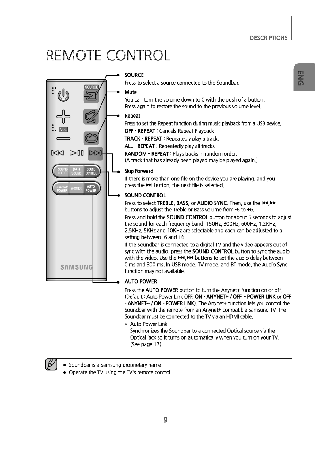 REMOTE CONTROL Curved HW-JM6000C