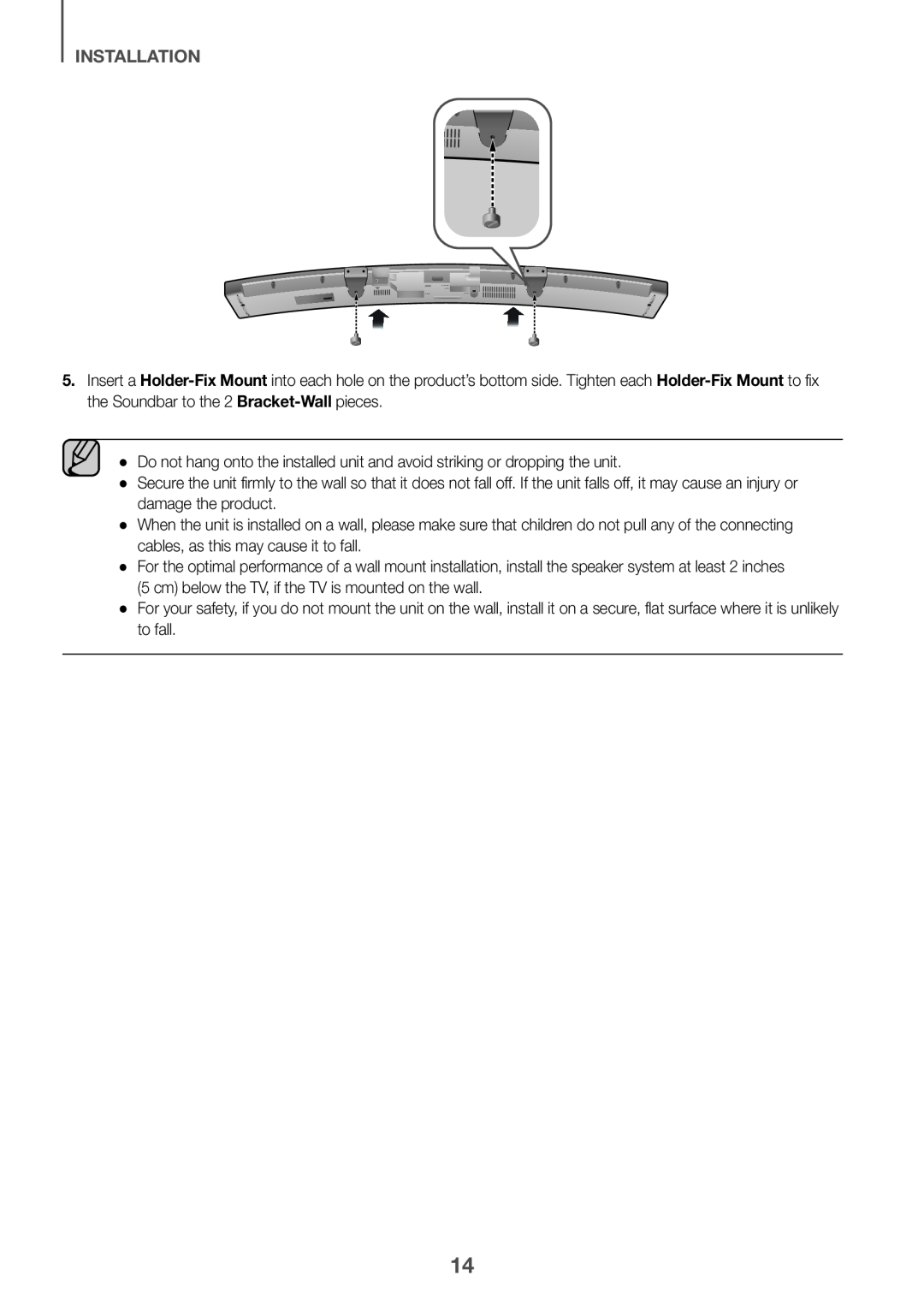 INSTALLATION Curved HW-J4000