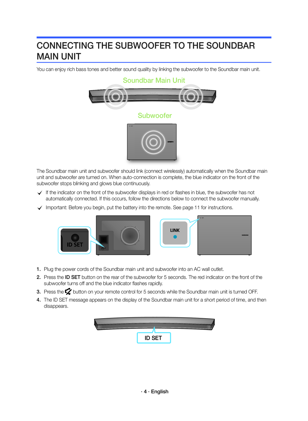 Soundbar Main UnitUnit Curved HW-J4000