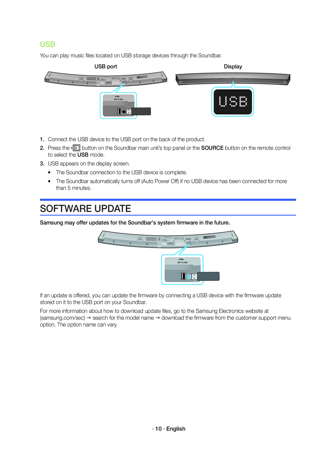 USB Curved HW-JM4000C