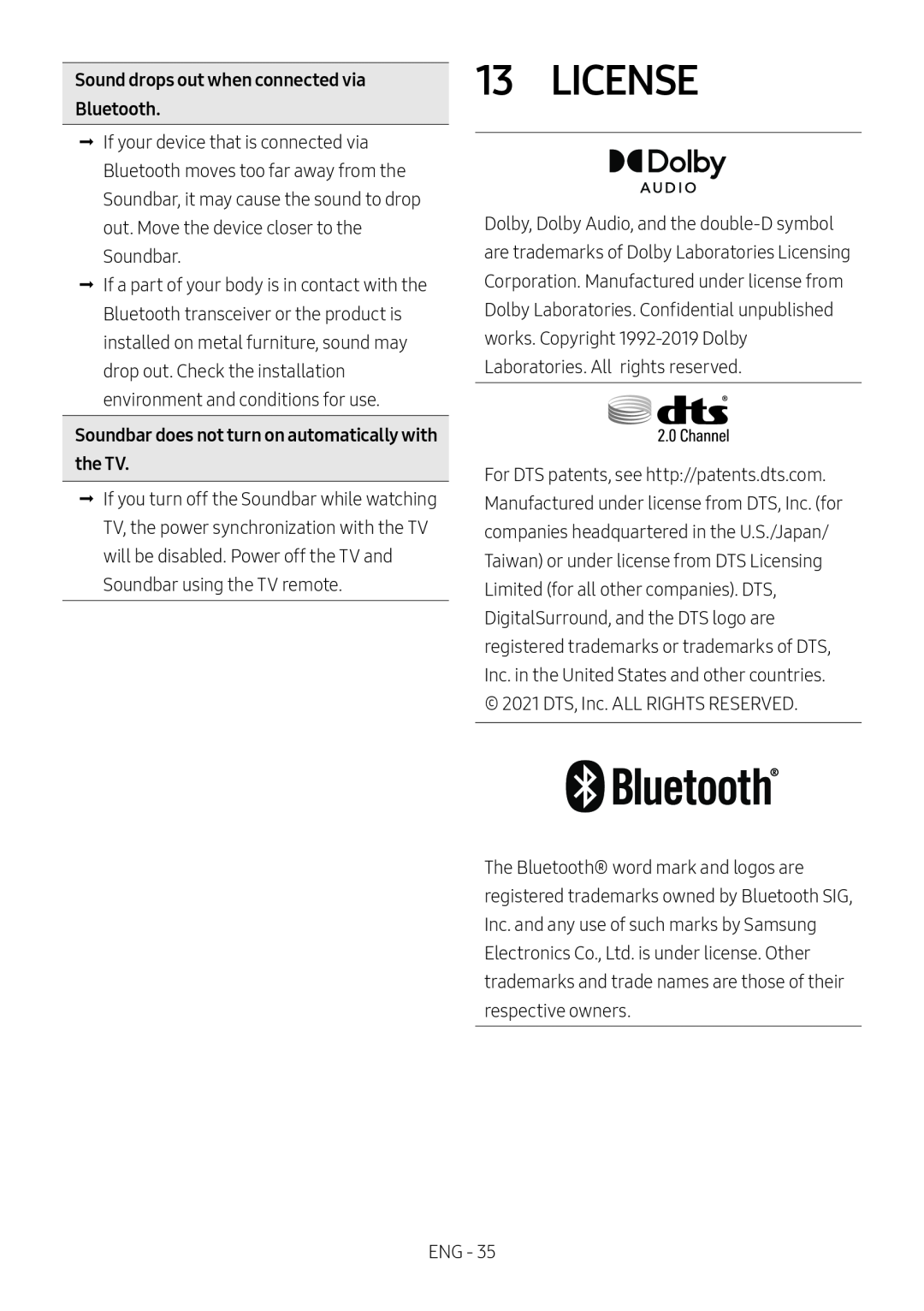 13 LICENSE Standard HW-C400