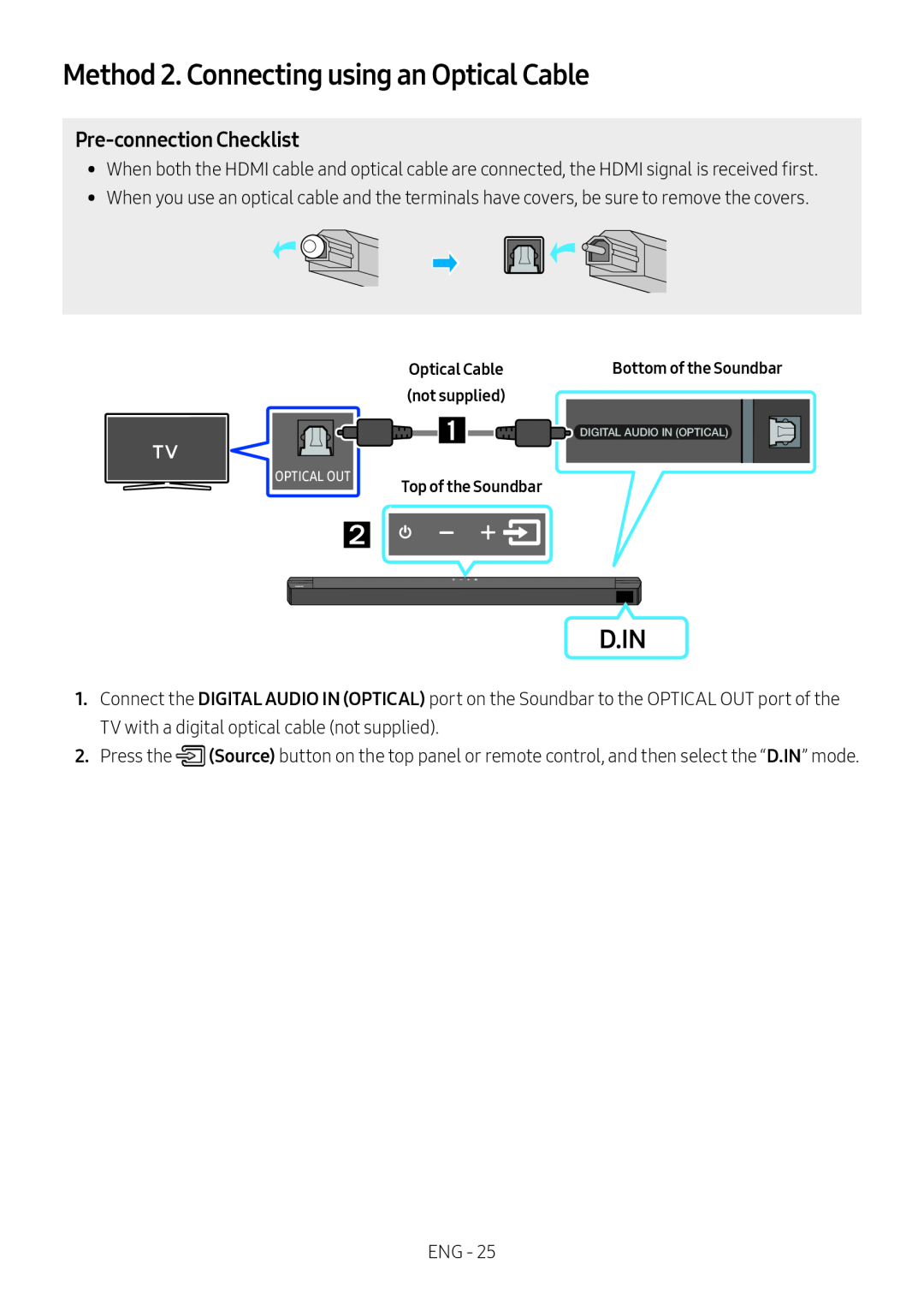 Pre-connectionChecklist Standard HW-B67C