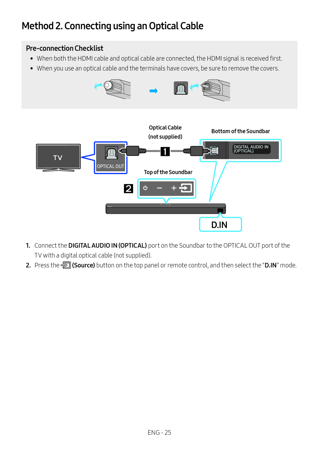 Pre-connectionChecklist