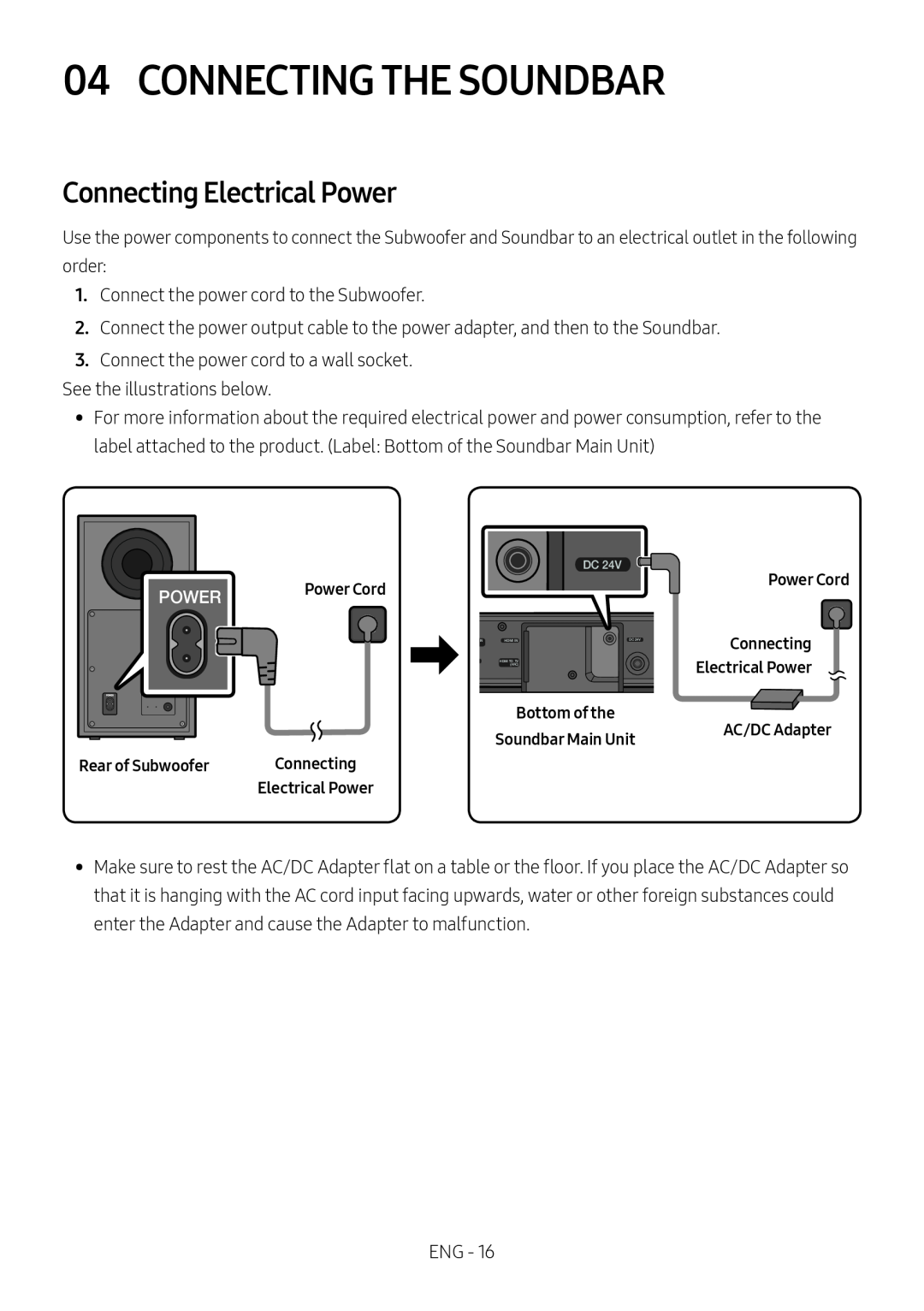 04 CONNECTING THE SOUNDBAR Standard HW-B53C