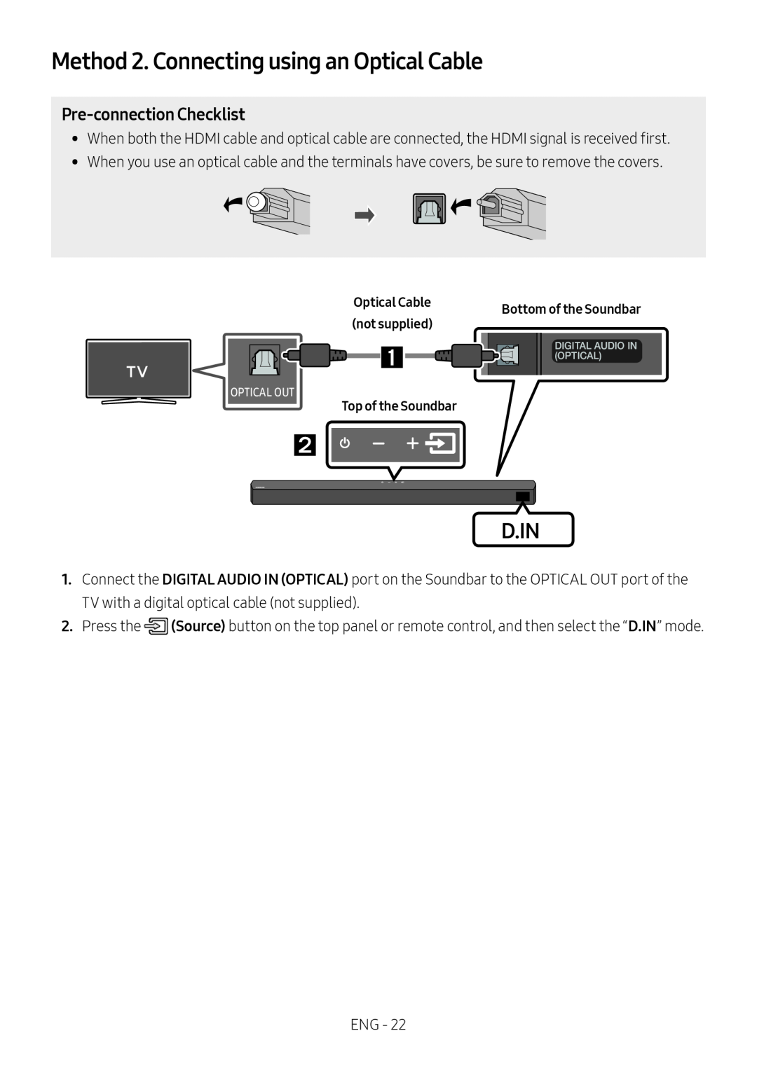 Pre-connectionChecklist Standard HW-B53C