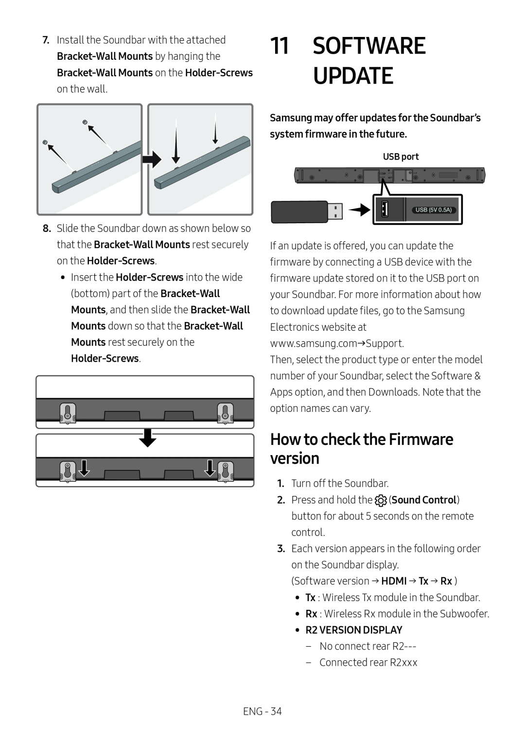 How to check the Firmware version Standard HW-B53C