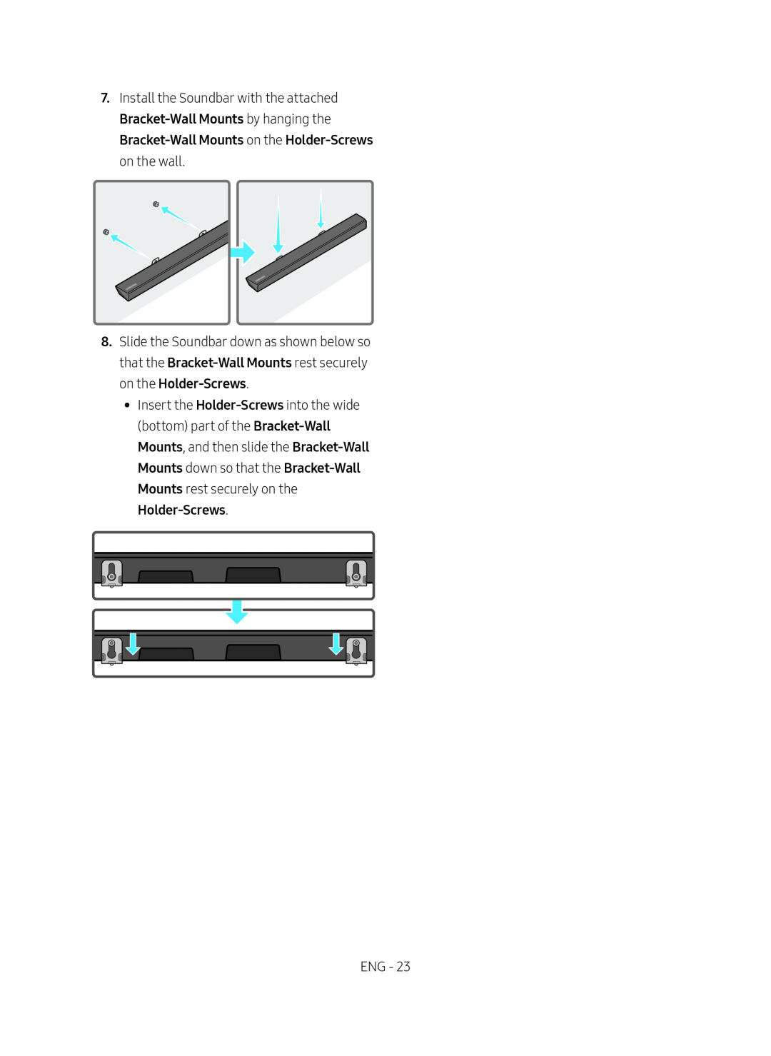 Bracket-Wall Standard HW-R650