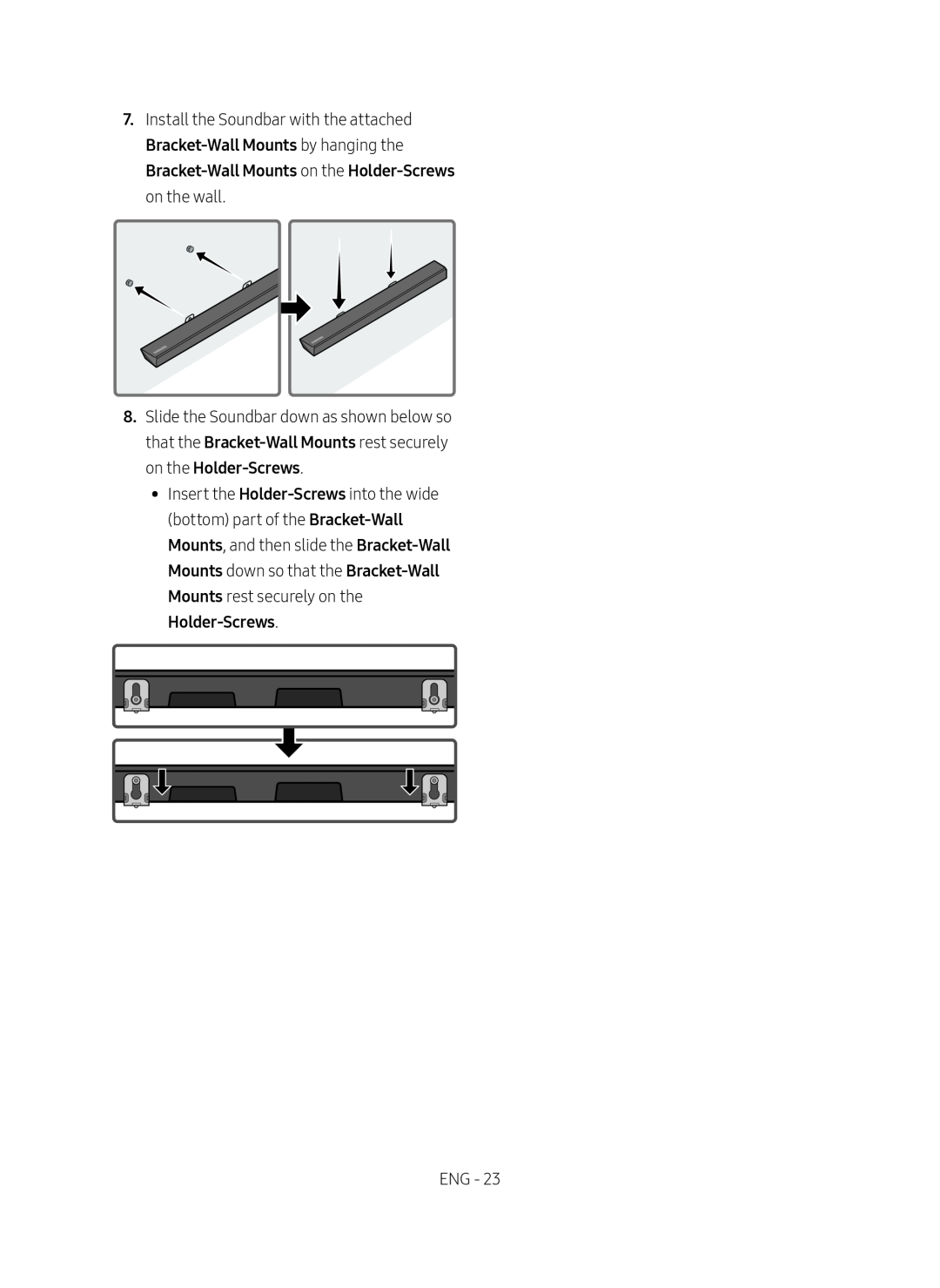 Bracket-Wall Standard HW-R650