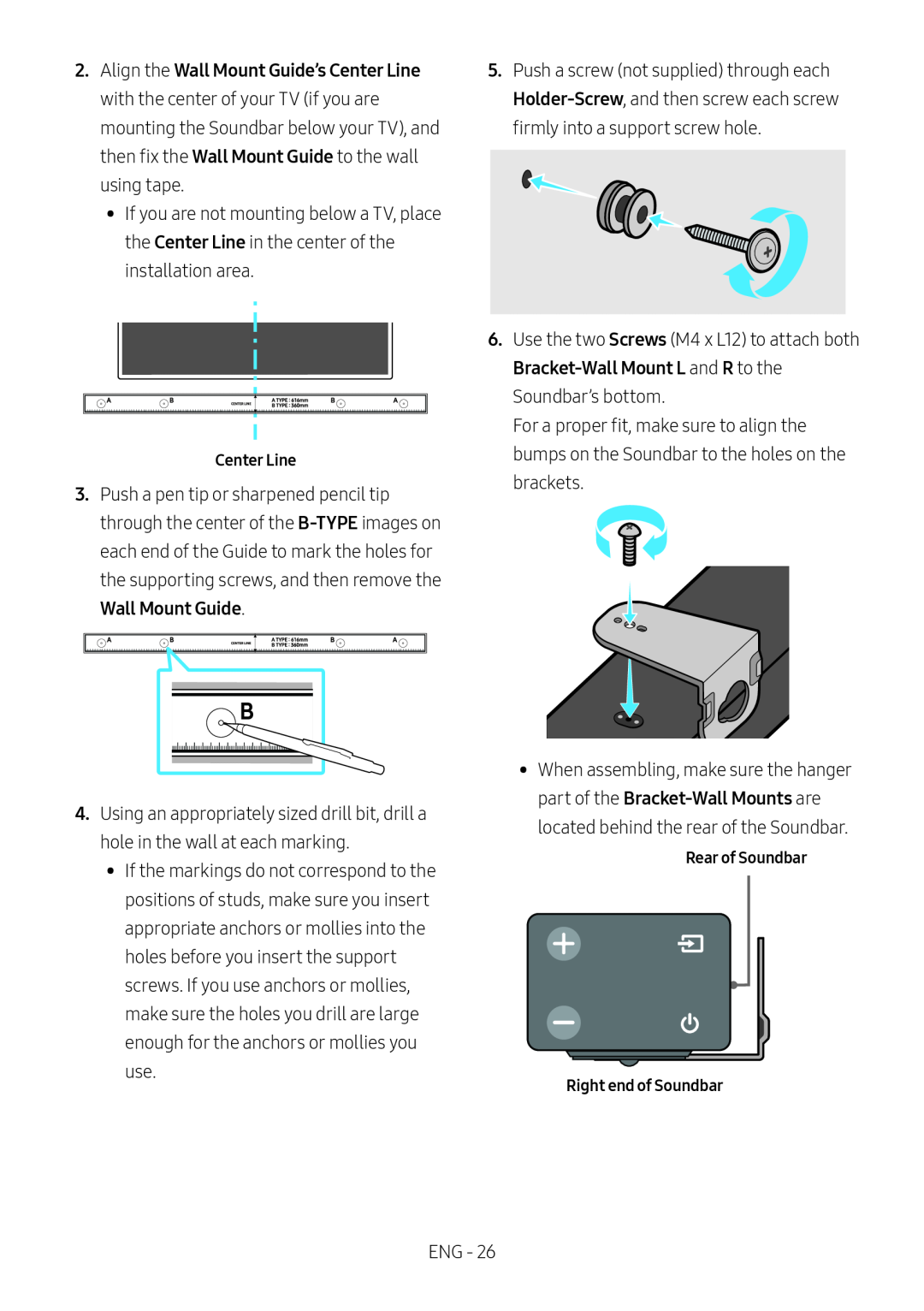 Wall Mount Guide Standard HW-R450