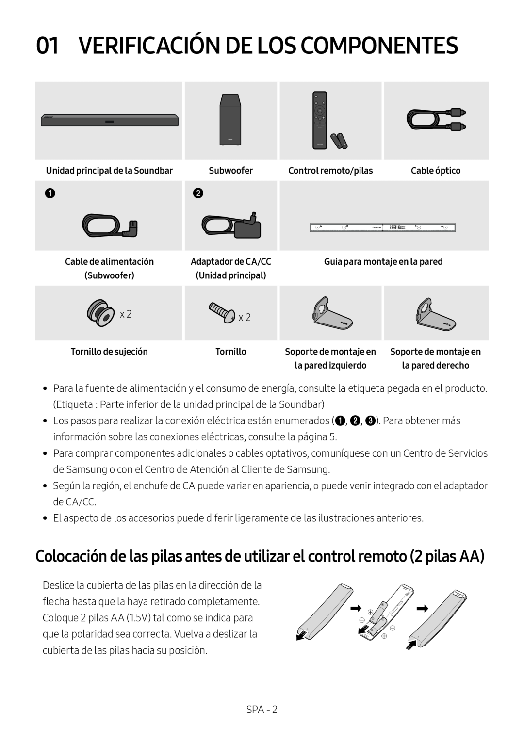 01 VERIFICACIÓN DE LOS COMPONENTES