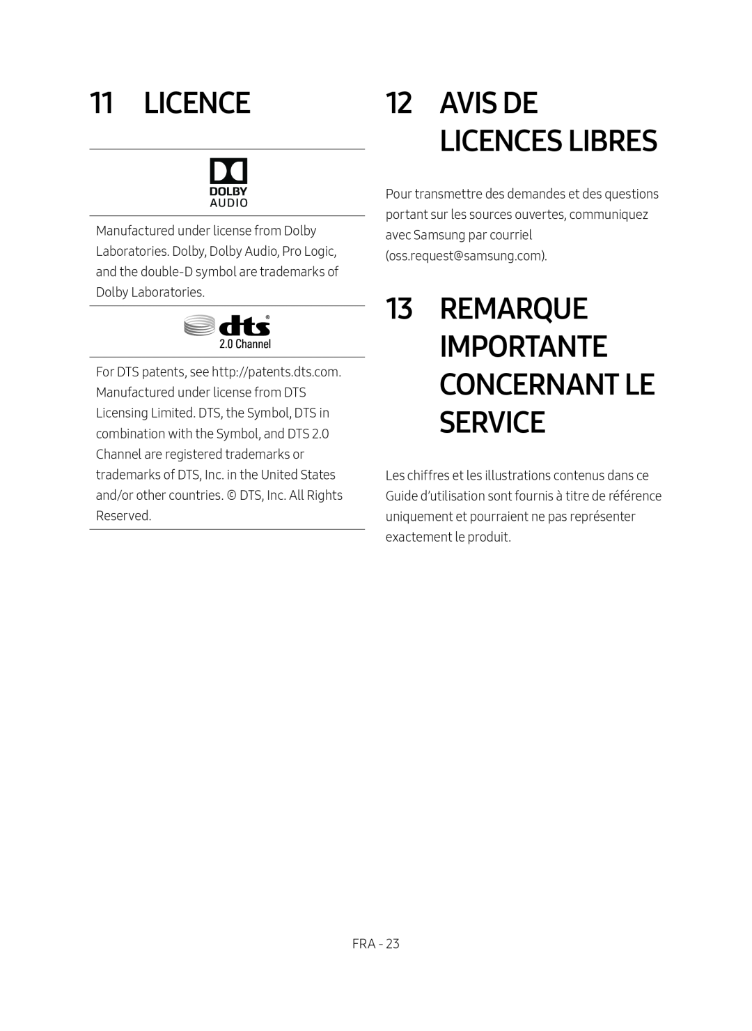 12AVIS DE LICENCES LIBRES 11 LICENCE