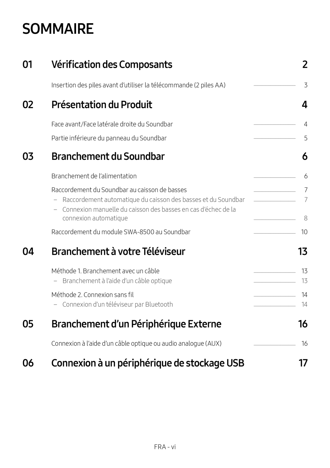 Vérification des Composants Standard HW-R47M