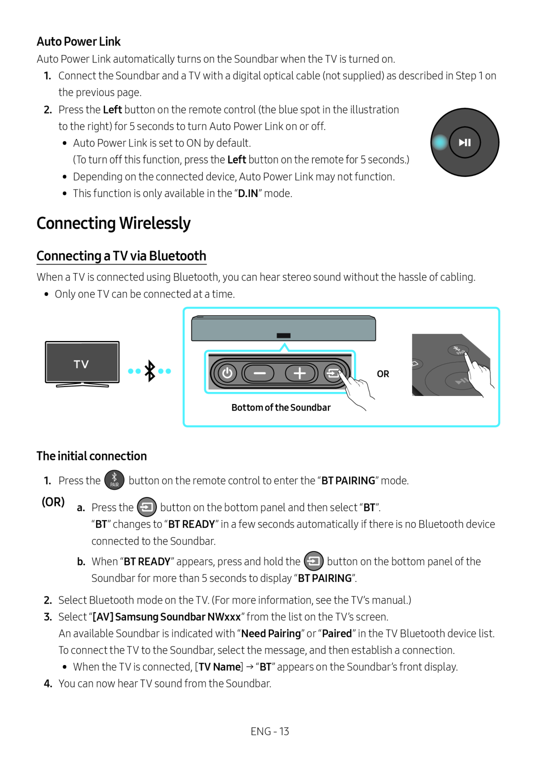 Connecting Wirelessly Standard HW-NW700