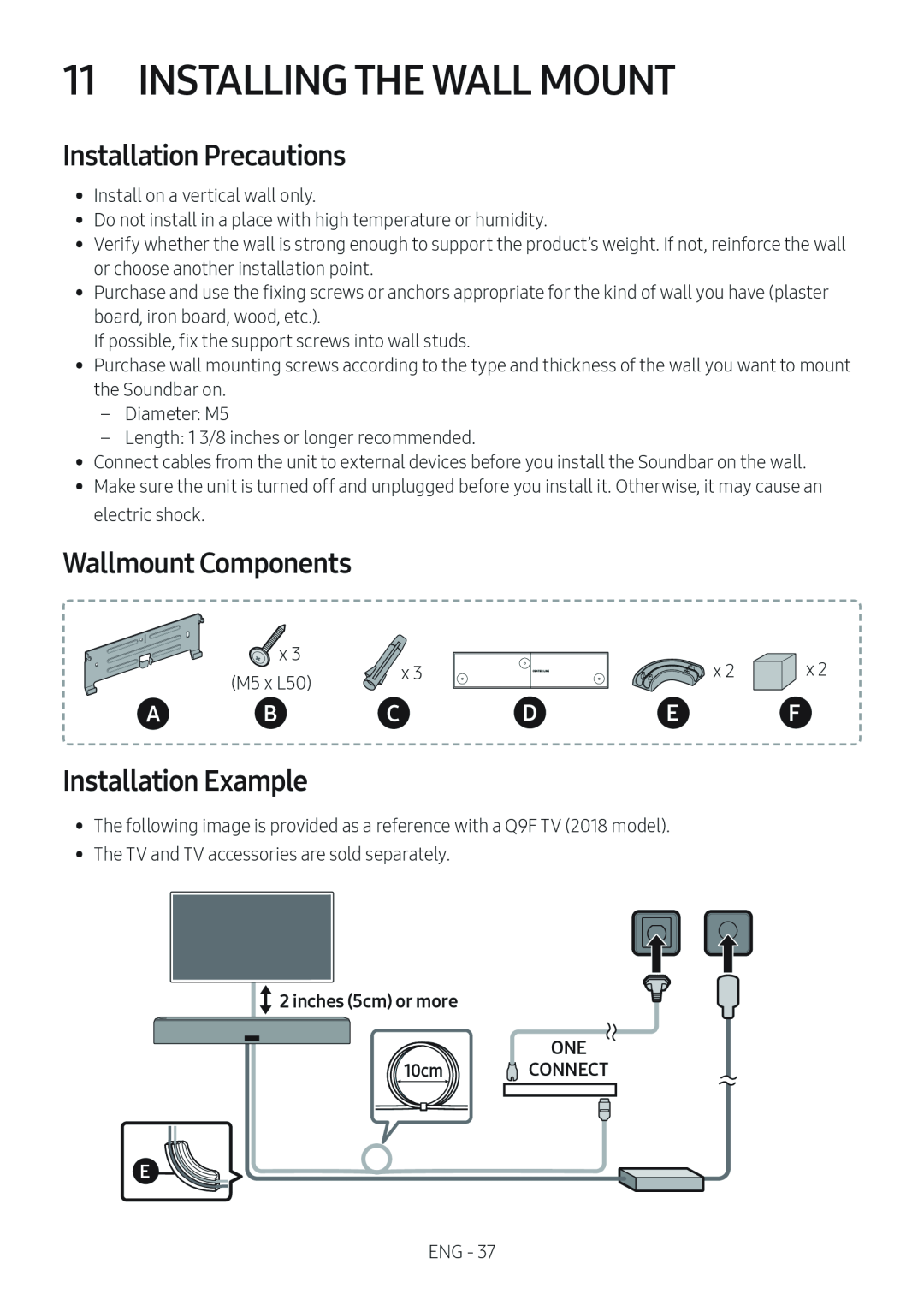 Installation Precautions Standard HW-NW700