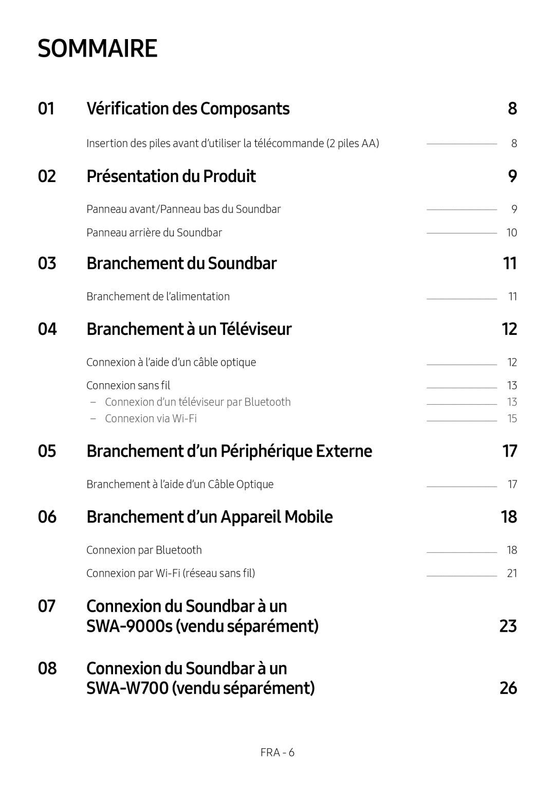 Branchement d’un Appareil Mobile Standard HW-NW700