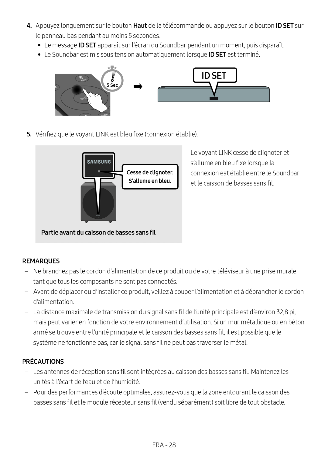 REMARQUES Standard HW-NW700