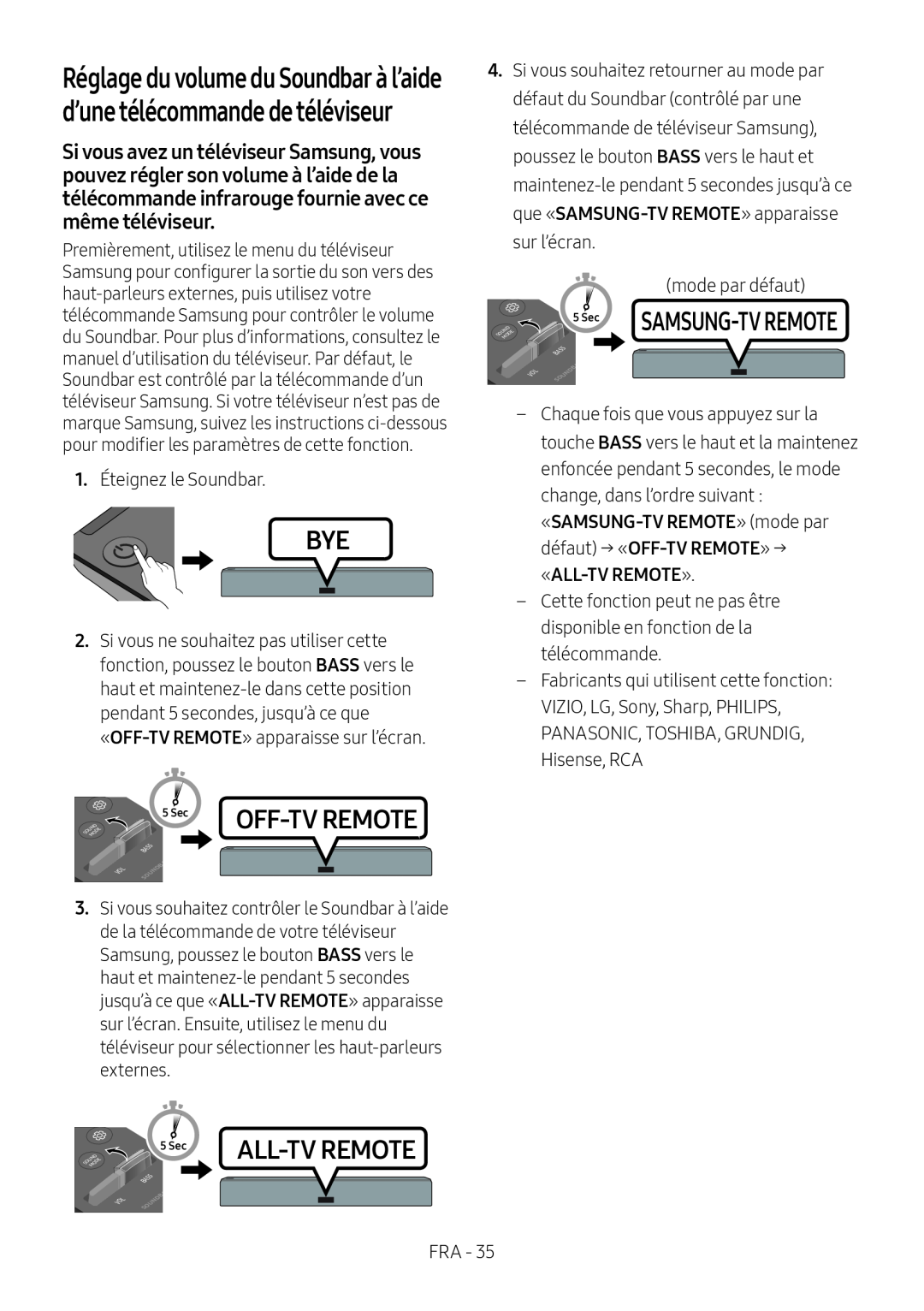 REMOTE Standard HW-NW700